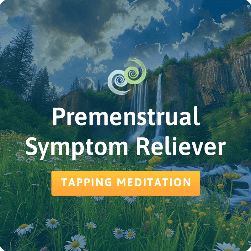 Tapping for menstrual problems meditation - premenstrual symptom reliever